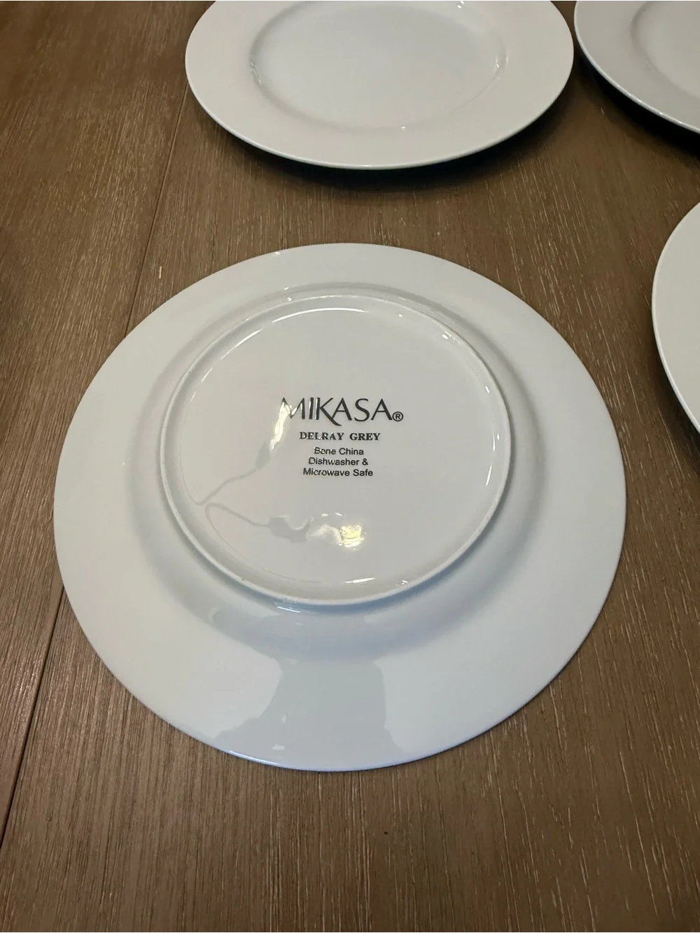 Mikasa delray gray salad Plates - Set of 6